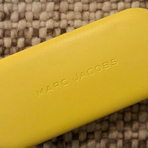 Marc Jacobs Yellow Sunglasses Case with Cleaning Cloth